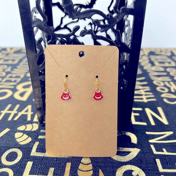 Halloween Earrings - Devil - Picture 1 of 3